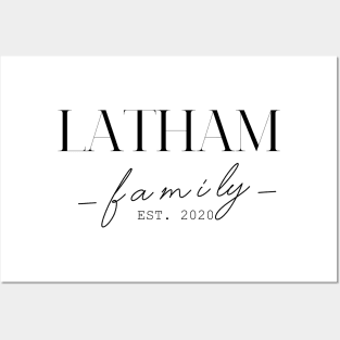 Latham Family EST. 2020, Surname, Latham Posters and Art